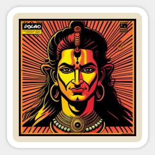 Dancing With Lord Shiva Vinyl Record Vol. 1 Sticker